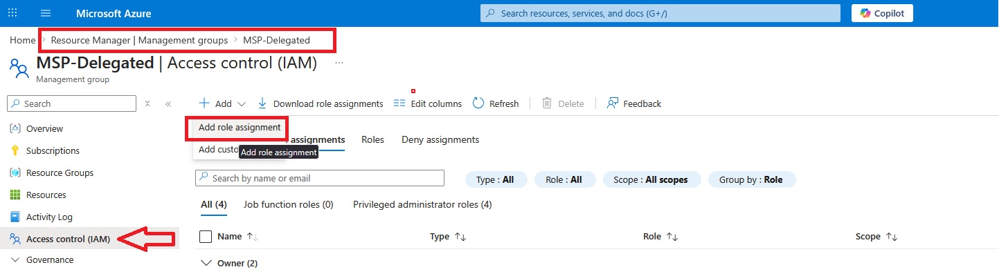 Reader role assignment