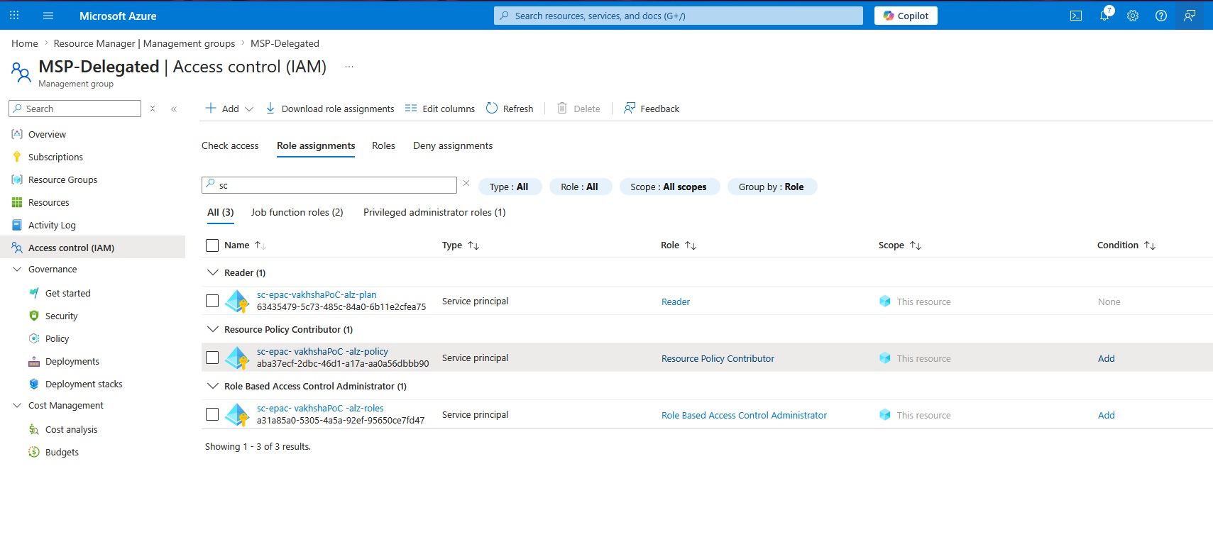 Application and tenant IDs