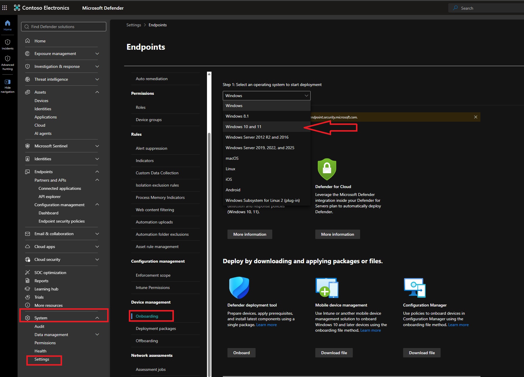 Endpoint onboarding options in Microsoft Defender