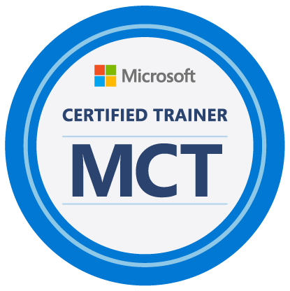 Microsoft Certified Trainer (MCT) badge